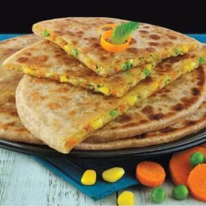 2 Mixed Paratha with Pickle  & Salad  : Rs-80